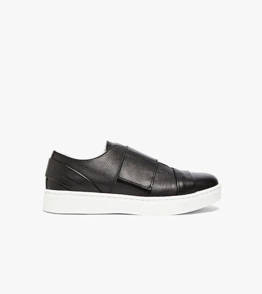Achilles Ion Gabriel Velcro Leather Sneakers