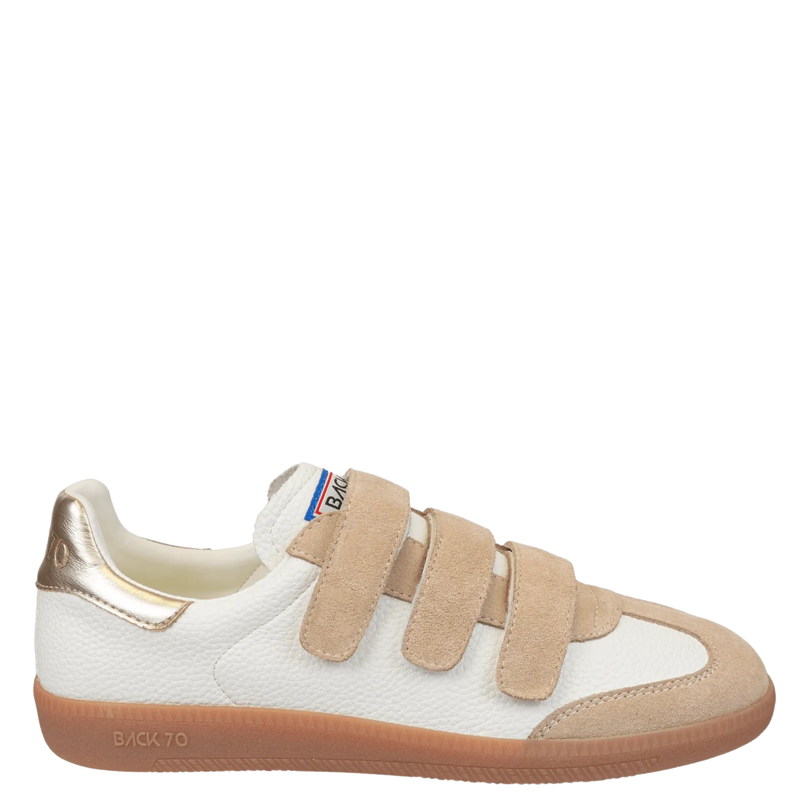 Back 70 Streetwear Mias Sneakers in White Beige