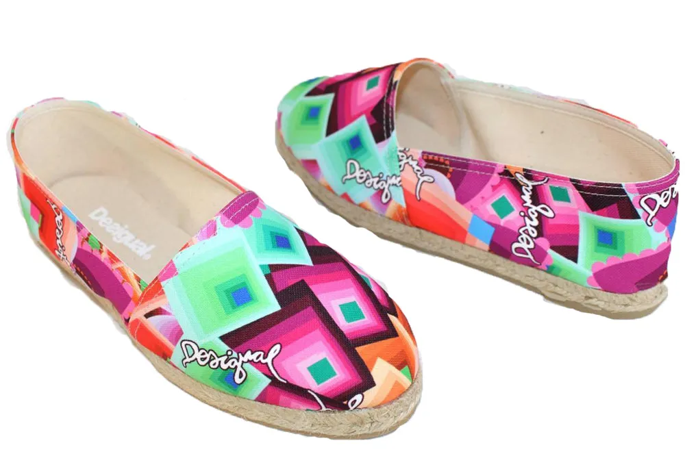 Beach Plana 11 Deck Espadrille Summer Shoes Desigual Style