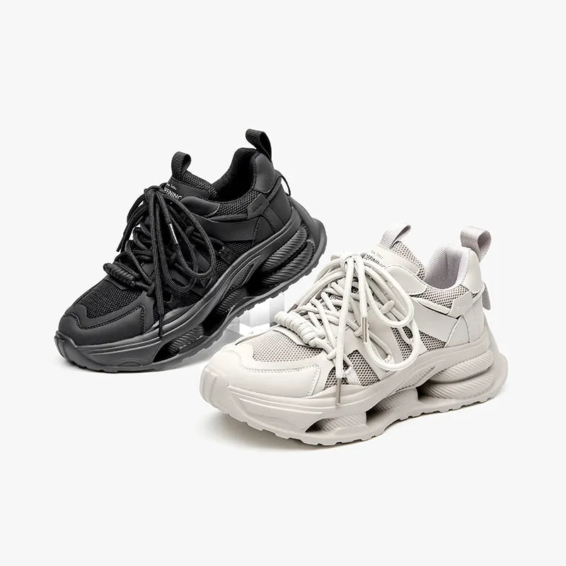 BeauToday Classic Breathable Mesh Chunky Sneakers for Women