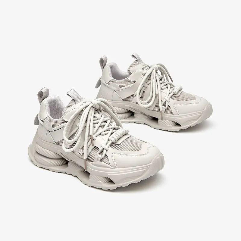 BeauToday Classic Breathable Mesh Chunky Sneakers for Women