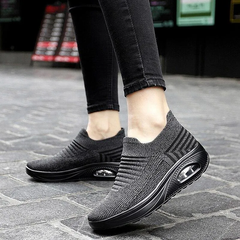Cilool Fashion Casual Breathable Mesh Vulcanized Shoes