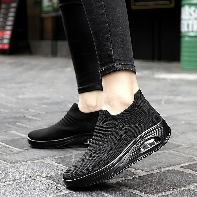 Cilool Fashion Casual Breathable Mesh Vulcanized Shoes