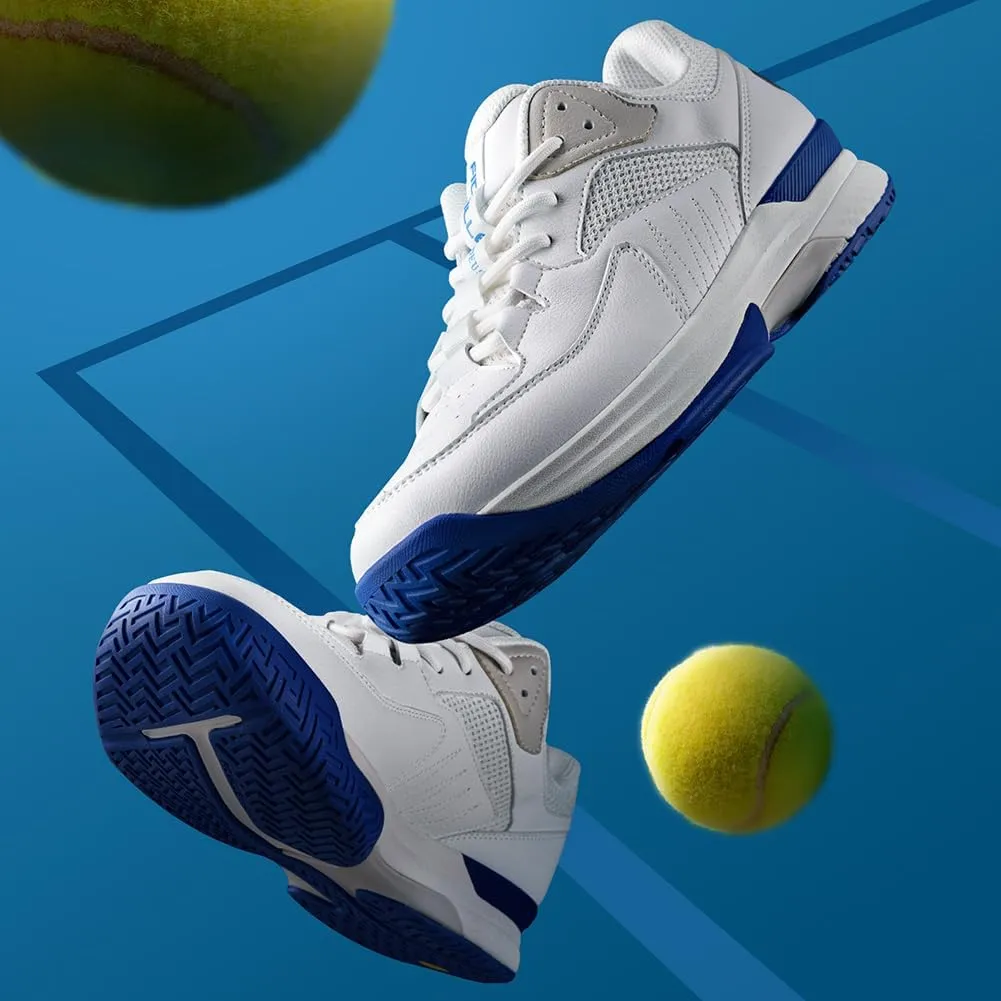 FitVille Men??s Wide Pickleball Shoes All Court Tennis Shoes with Arch Support for Plantar Fasciitis