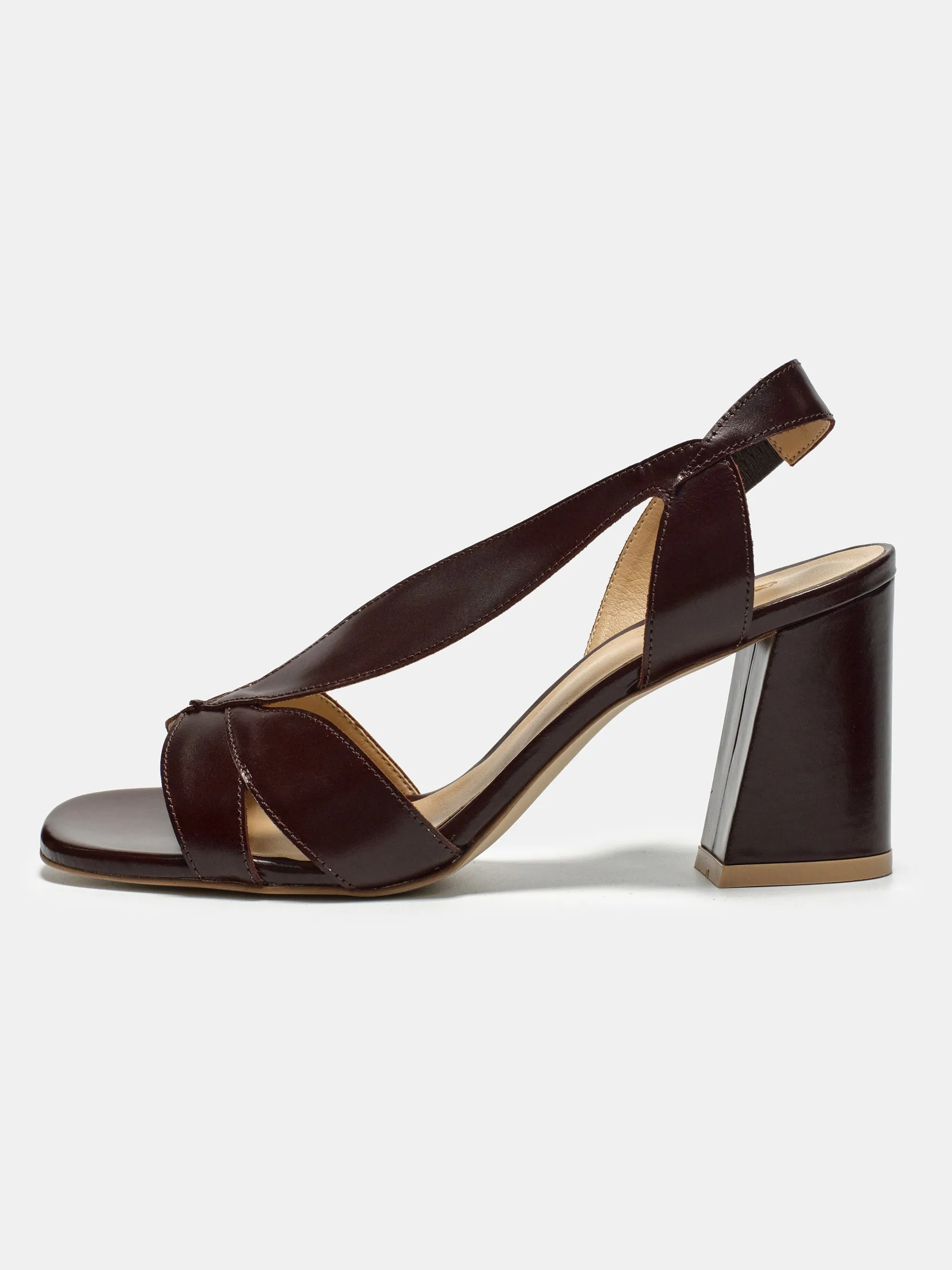 Giacca Block Heels, Aubergine