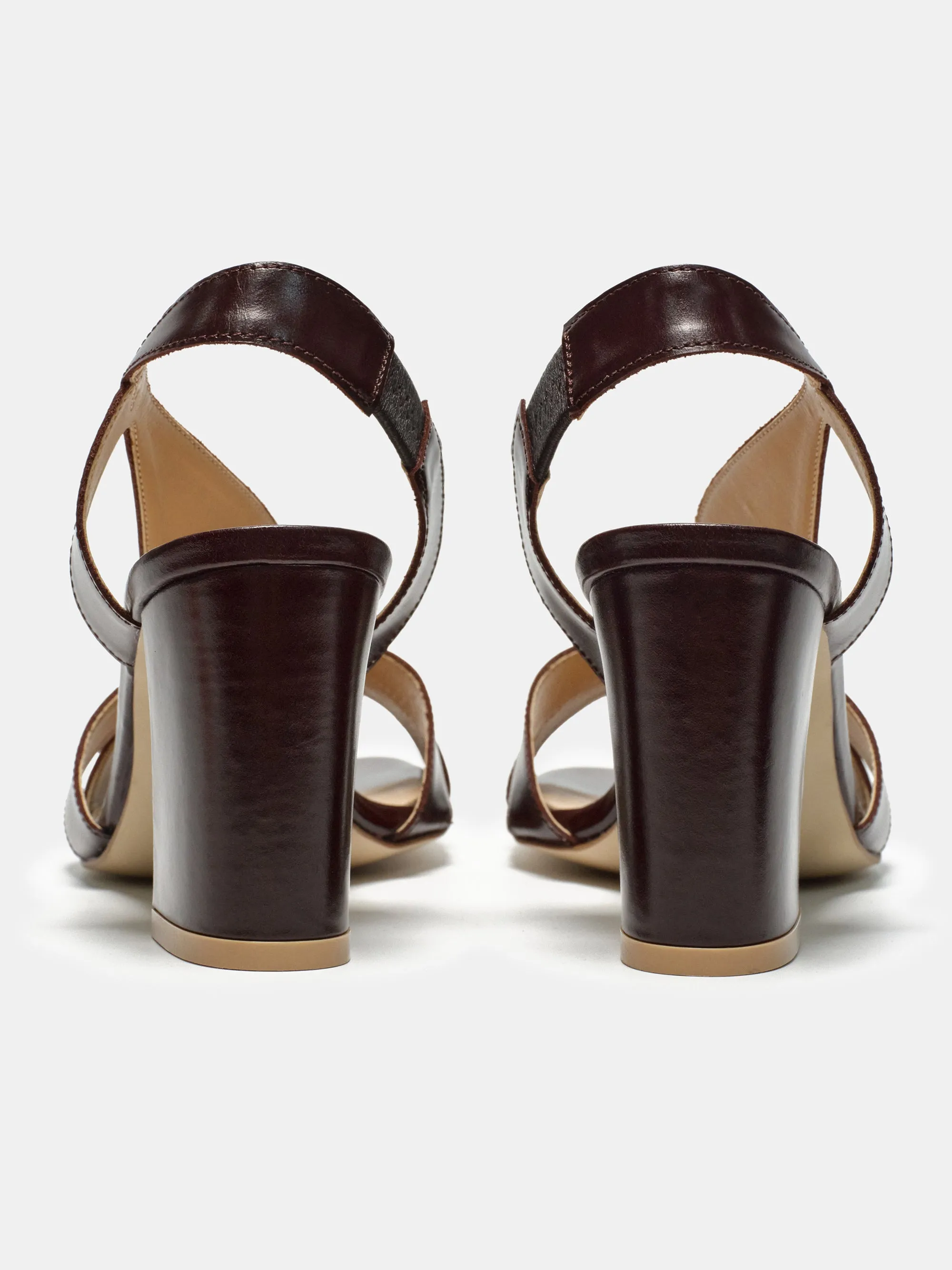 Giacca Block Heels, Aubergine