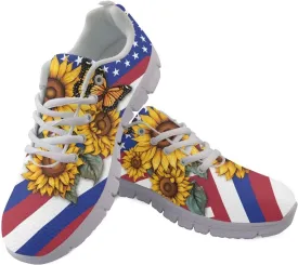 GIFTPUZZ Mens Lace Up Athletic Trainers Running Sneakers Wedge Breathable Gym Lightweight Sports Tennis Shoes