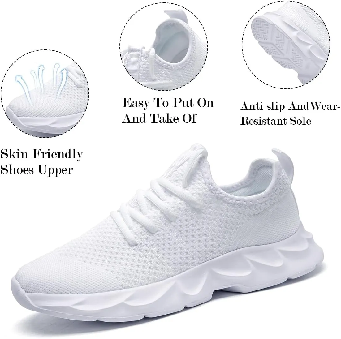 Mens Fashion Running Walking Shoes Sport Outdoor Casual Tennis Workout Gym Shoes Lightweight Comfortable Fitness Sneakers for Men Fashion Work Athletic