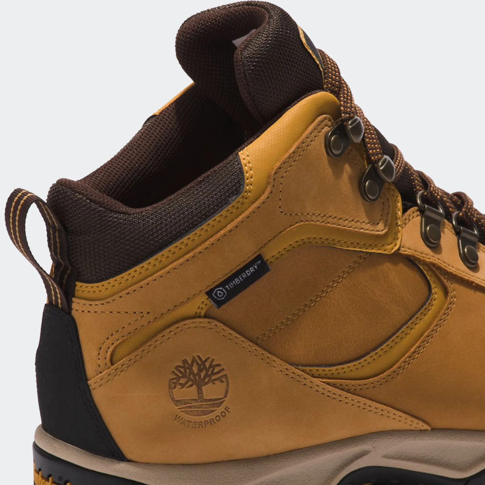 Men's Timberland Mt. Maddsen Mid Waterproof Hiking Boots Wheat
