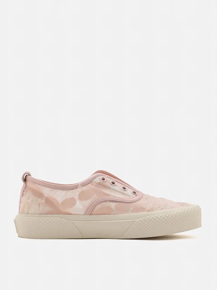 Rory Floral Embroidered Lace Slip-on Sneakers